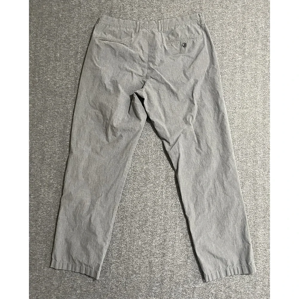 J Crew Bedford Pants Mens Gray Straight Leg Business Casual Workwear 33x32